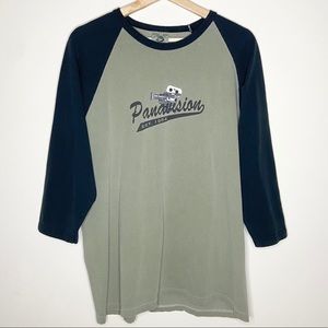 Vintage Panavision Pale Olive Baseball T-shirt M